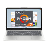 Refurbished & Upgraded HP AMD Ryzen 7 7730U 16GB RAM 1TB NVME SSD Full HD Silver Laptop 14-em0005na Windows 11