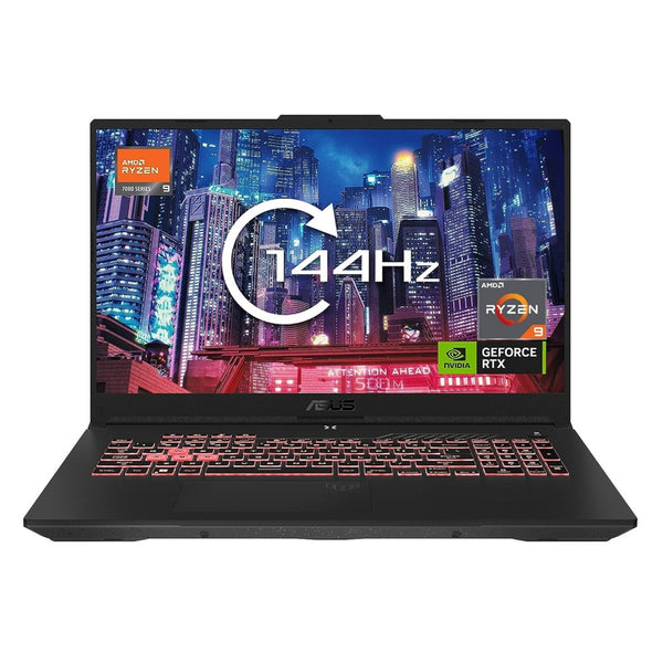 Refurbished & Upgraded Asus TUF A17 NVIDIA RTX 4070 Ryzen 9 7940HS 32GB DDR5 RAM 1TB NVME FA707XI 17.3" FHD 144hz Gaming Laptop