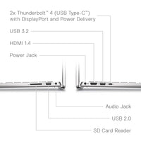 Refurbished & Upgraded Dell Inspiron 14 5425 Ryzen 7 5825u 16GB Ram 512GB NVME 14" Full HD Laptop Windows 11 Pro