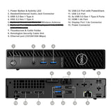 Refurbished & Upgraded Dell OptiPlex 3000 Micro i5 12th Gen 16GB RAM 256GB NVME SSD WIFI Desktop Mini PC Windows 11 Pro