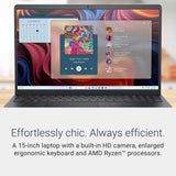 New Open Box Dell 15 DC15255 AMD Ryzen 5 7530U 16GB RAM 512GB NVME 15.6" Full HD+ Laptop Windows 11 Pro