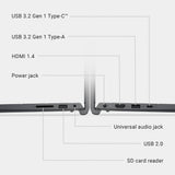 New Open Box Dell 15 DC15255 AMD Ryzen 5 7530U 16GB RAM 512GB NVME 15.6" Full HD+ Laptop Windows 11 Pro