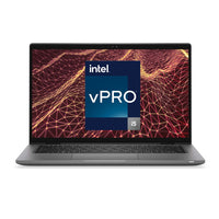 Laptop with Intel vPro logo on a white background