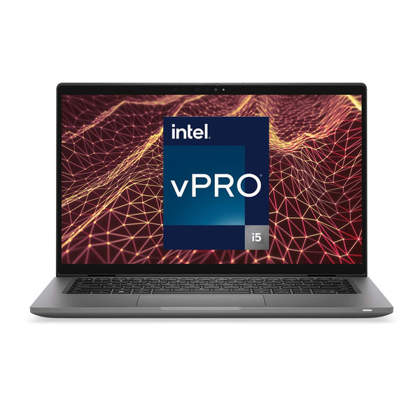 Laptop with Intel vPro logo on a white background