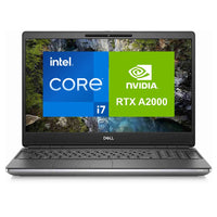 Refurbished & Upgraded Dell Precision 7560 i7-11800H 32GB RAM 1TB SSD NVIDIA RTX A2000 4GB 15.6" Full HD CAD Workstation Windows 11 Pro