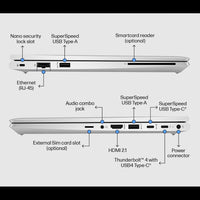Refurbished & Upgraded HP EliteBook 640 G9 Intel Core i7 1255U 16GB RAM 256GB NVME SSD 4G LTE Modem 14" Full HD Windows 11 Pro