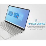 Refurbished & Upgraded HP Pavilion 15.6" Touchscreen Ryzen 5 5500U 16GB Ram 512GB NVME SSD Radeon Graphics Full HD IPS 15-eh1024sa Windows 11 Home