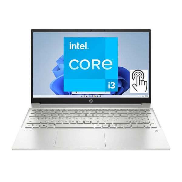 Refurbished & Upgraded HP Pavilion Touchscreen Intel Core i3-1315U 13th Gen 16GB Ram 256GB NVME SSD Full HD IPS 15-EG3009NA Windows 11 Laptop