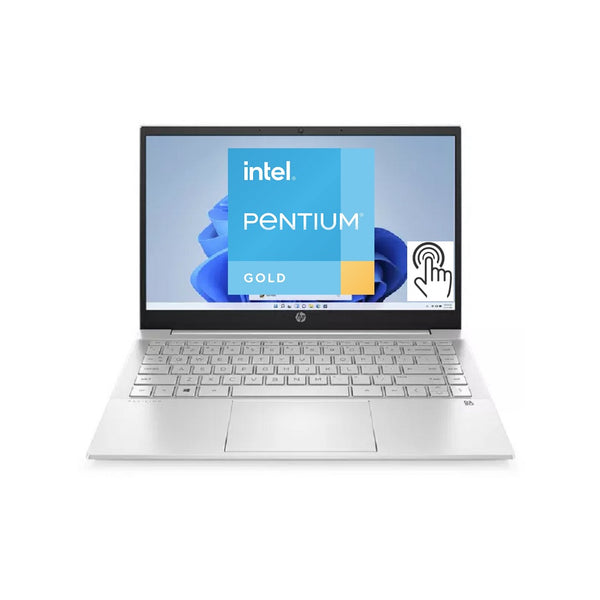 Refurbished & Upgraded HP Pavilion Touchscreen 8GB Ram 256GB NVME SSD Pentium Gold Full HD IPS 14-dv0603sa Windows 11 Laptop