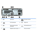 Refurbished & Upgraded HP ProDesk 400 G5 SFF Intel i5-8500 8GB RAM 256GB NVME & 240GB SSD DVD Desktop Business PC Windows 11 Pro
