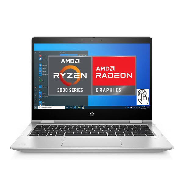 Refurbished & Upgraded HP Probook x360 435 G8 13.3" Touchscreen 2in1 Laptop AMD Ryzen 5 5600U 16GB RAM 256GB NVME SSD Windows 11 Pro