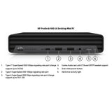 Refurbished & Upgraded HP ProDesk 400 G6 Mini Desktop PC Intel i5 10th Gen i5-10500T 16GB RAM 256GB NVME SSD & 500GB HDD Windows 11 Pro