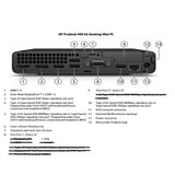 Refurbished & Upgraded HP ProDesk 400 G6 Mini Desktop PC Intel i5 10th Gen i5-10500T 16GB RAM 256GB NVME SSD & 500GB HDD Windows 11 Pro