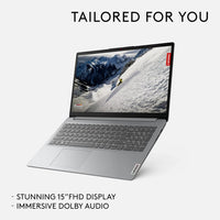 Refurbished Lenovo IdeaPad 1 Ryzen 5 7520U 512GB NVME SSD 16GB DDR5 RAM 15AMN7 15.6" Full HD 2025 Model Windows 11