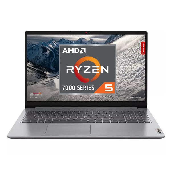 Refurbished Lenovo IdeaPad 1 Ryzen 5 7520U 512GB NVME SSD 16GB DDR5 RAM 15AMN7 15.6" Full HD 2025 Model Windows 11