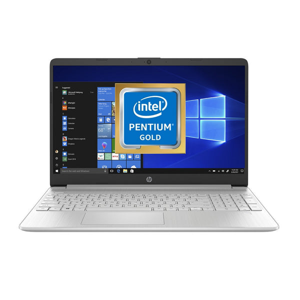 Refurbished & Upgraded HP 15.6" Full HD Laptop Intel Pentium Gold 5405U 8GB RAM 256GB SSD 15s-fq0017na Windows 11